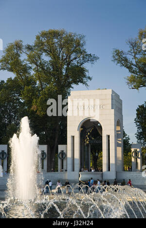 Die Welt zwei Kriegerdenkmal auf der national Mall in Washington, DC. Stockfoto