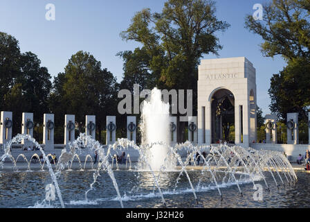 Die Welt zwei Kriegerdenkmal auf der national Mall in Washington, DC. Stockfoto