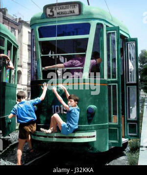 Napoli, Straßenbahn e Scugnizzi 3 Stockfoto