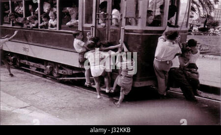 Napoli, Straßenbahn e Scugnizzi 4 Stockfoto