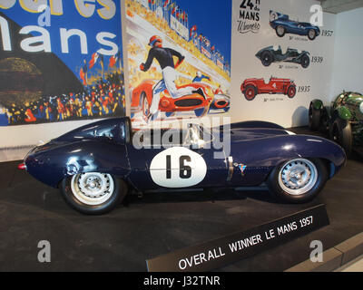 1956 JAGUAR D-TYPE XKD 606,1957 LE-MANS-Sieger Foto 3 Stockfoto