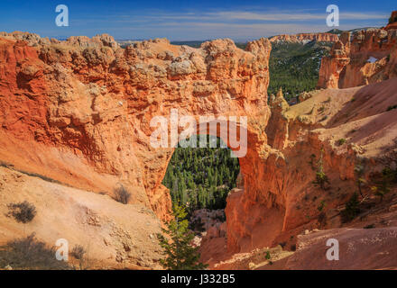 Naturbrücke im Bryce-Canyon-Nationalpark, utah Stockfoto