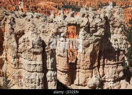 Naturfenster entlang des Rim Trail in der Nähe von bryce Point im bryce Canyon Nationalpark, utah Stockfoto