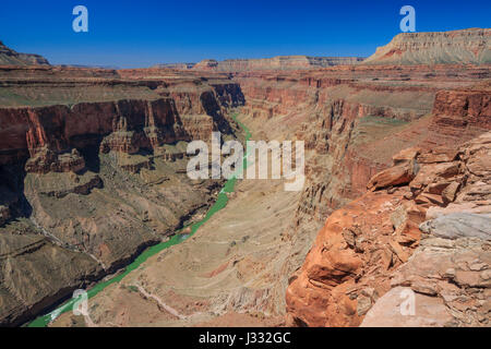 Colorado River im Bereich Fischschwanz Stromschnellen des Grand Canyon National Park, arizona Stockfoto