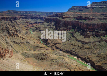 Colorado River im Bereich Tapeats Stromschnellen des Grand Canyon National Park, arizona Stockfoto