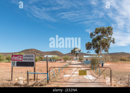 BONNIEVALE, Südafrika - 26. März 2017: The Maraisdal Primary School in der Nähe von Bonnievale in der Provinz Western Cape Stockfoto