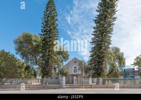 BONNIEVALE, Südafrika - 26. März 2017: The Bonnievale Secondary School in Bonnievale, einer Kleinstadt in der Provinz Western Cape Stockfoto