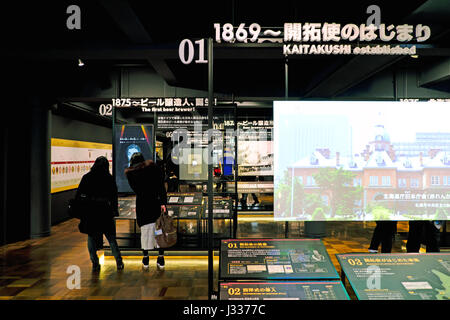 Biermuseum in Sapporo, Sapporo, Hokkaido, Japan Stockfoto