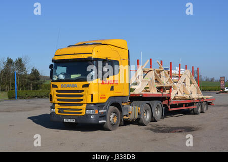 LKW Scania R480 Stockfoto