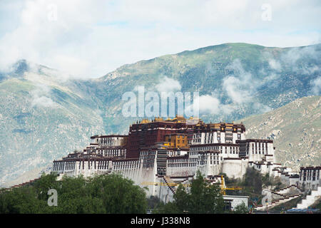 Tibe, Tibet, Tourismus, gewinkelt, Abendhimmel, Abendhimmel, asiatisch, schöne, Stockfoto