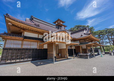 Goryokaku Burg. Im Inneren eines fünfzackigen sternförmigen Festung. im Jahre 1855 zum Schutz vor einer möglichen russischen Invation erbaut. Hakodate, Japan Stockfoto