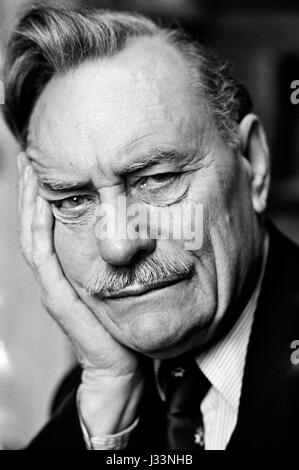 Enoch Powell eine britische Politiker 1983 am Hause London Uk 1980er Jahre HOMER SYKES Stockfoto