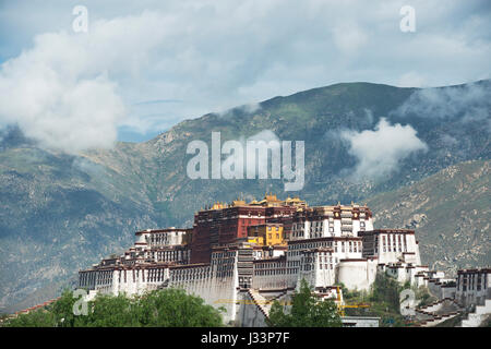 Tibe, Tibet, Tourismus, gewinkelt, Abendhimmel, Abendhimmel, asiatisch, schöne, Stockfoto