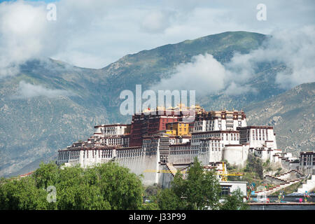 Tibe, Tibet, Tourismus, gewinkelt, Abendhimmel, Abendhimmel, asiatisch, schöne, Stockfoto