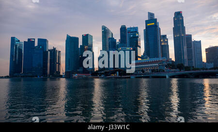 Singapur-Wolkenkratzer Stockfoto