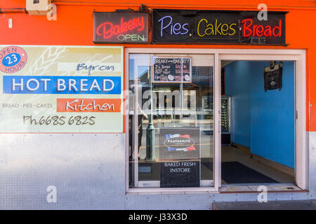 Heißes Brot Küche Verkauf von Torten, Kuchen und Brot Byron Bay, Gold Coast, Queensland, Australien, Stockfoto