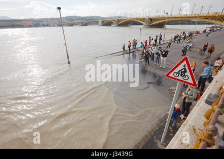 Überfluteten Budapest Stockfoto