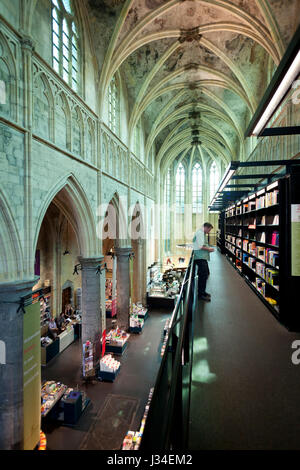 Niederlande, Maastricht, Selexyz Dominicanen Buchhandlung innerhalb der Dominicanenkerk (Dominikanerkirche) Stockfoto