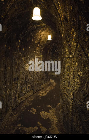 Die Shell-Grotte in Margate, Kent. Stockfoto