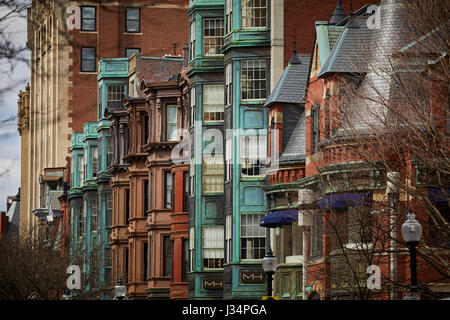 Newbury Street Boston, Massachusetts, Vereinigte Staaten von Amerika, USA, Stockfoto