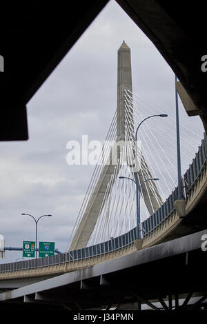 Boston North Station wichtiger Verkehrsknotenpunkt Massachusetts, Vereinigte Staaten, USA, Stockfoto