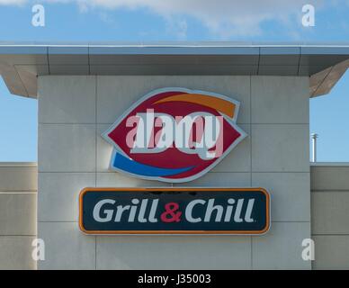 Eine Dairy Queen Grill & Chill-Lage in Calgary, Alberta, Kanada Stockfoto