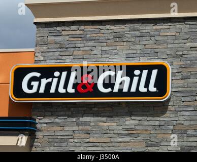 Eine Dairy Queen Grill & Chill-Lage in Calgary, Alberta, Kanada Stockfoto