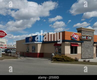 Eine Dairy Queen Grill & Chill-Lage in Calgary, Alberta, Kanada Stockfoto