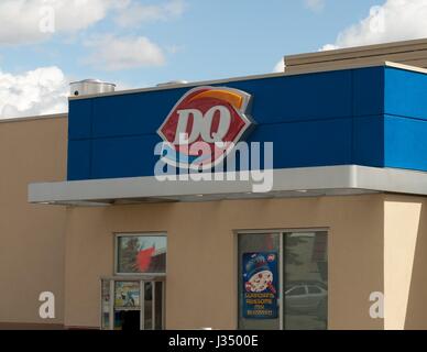 Eine Dairy Queen Grill & Chill-Lage in Calgary, Alberta, Kanada Stockfoto