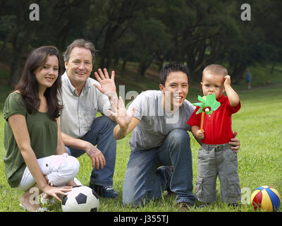 Familientage Stockfoto