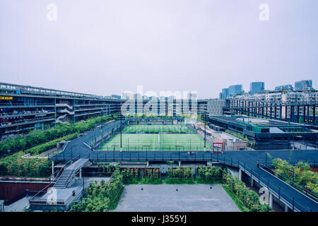 West-Dorfgemeinschaft, das Retrofit-Projekt, Chengdu Stockfoto