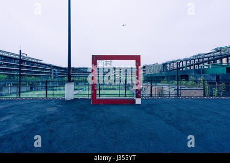 West-Dorfgemeinschaft, das Retrofit-Projekt, Chengdu Stockfoto