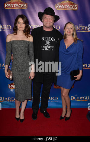 Hollywood, USA. 2. Mai 2017. Mickey Dolenz bei The Bodyguard Premiere am Pantages in Hollywood, Kalifornien am 2. Mai 2017. Bildnachweis: David Edwards/Medien Punch/Alamy Live-Nachrichten Stockfoto