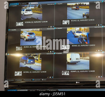 London, 3. Mai 2017 CCTV-System auf Anzeige am Counter Terror Expo, London Quelle: Ian Davidson/Alamy leben Nachrichten Stockfoto