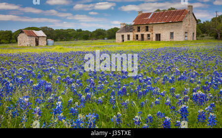 Marble Falls ist eine Stadt in Burnet County im US-Bundesstaat Texas. Lake Marble Falls ist Teil der Highland Seen auf dem Colorado River, die größte chai Stockfoto