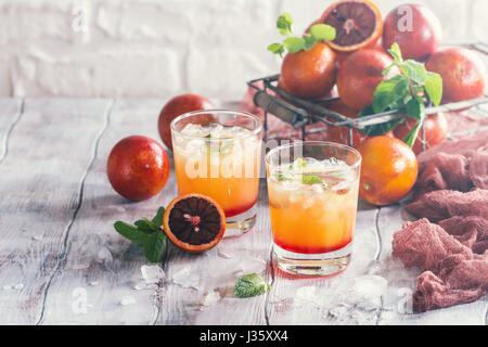 Tequila Sunrise cocktail Stockfoto