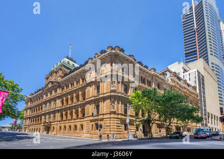 Australien, New South Wales, Sydney, viktorianischen kostenlos klassischen architektonischen Stil Chief Secretary denkmalgeschützte Gebäude vor dem Hintergrund der th Stockfoto