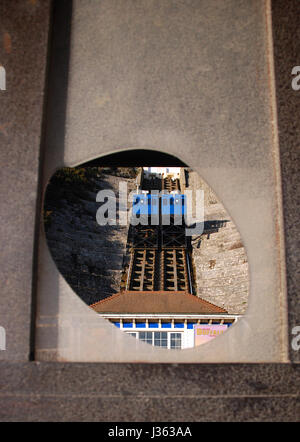 East Cliff Railway in Bournemouth, Dorset, England Stockfoto