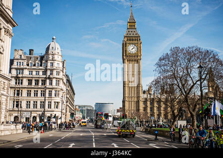 Big Ben Parliament Square London Stockfoto