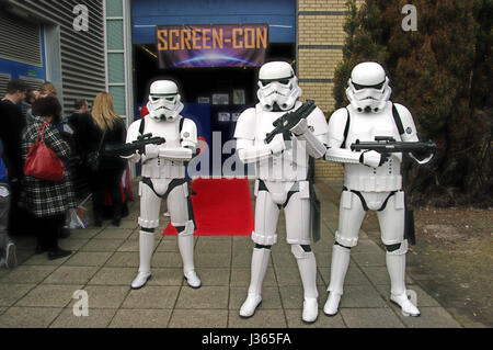 Star Wars: Sturmtruppen aus 99. Garnison, UK Stockfoto