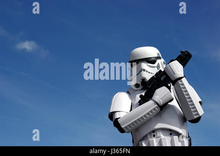 Star Wars: Sturmtruppen aus 99. Garnison, UK Stockfoto