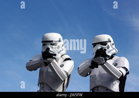 Star Wars: Sturmtruppen aus 99. Garnison, UK Stockfoto