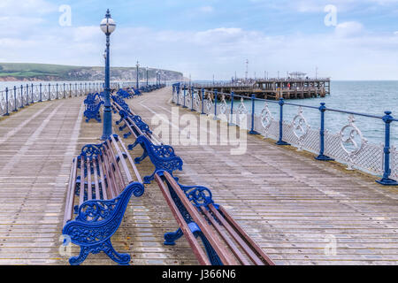 Swanage Pier, Purbeck, Dorset, England Stockfoto