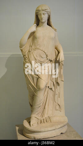 Schiefe Aphrodite. 2. Jahrhundert n. Chr. Kopie eines griechischen Originals des 5. Jahrhunderts v. Chr.. Nationales Archäologisches Museum. Neapel. Italien. Stockfoto