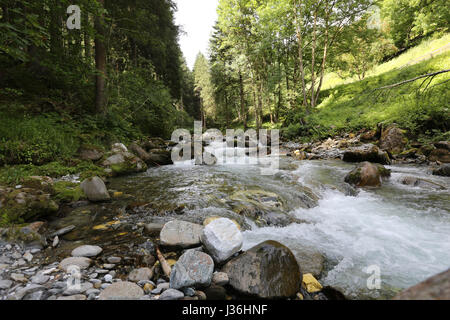 Italien, Tirol, Ratschingserbach in der Nähe von Sterzing, Cascade di Stanghe, Stockfoto