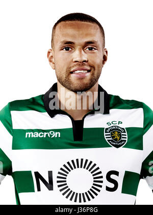 Portugal - Primera Division Nein 2016-2017 / (Sporting Lissabon) - Luc Castaignos Stockfoto