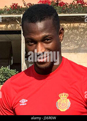 Spanien - Primera Division B 123   2016-2017 / (RCD Mallorca) - Cedric Omoigui Stockfoto