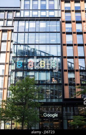 Pancras Square ist das Tor zum Kings Cross, mit sieben Grade A Bürogebäude im Stadtteil Camden, London, England, Vereinigtes Königreich Stockfoto