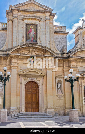 St. Pauls Kirche, Rabat, Malta Stockfoto