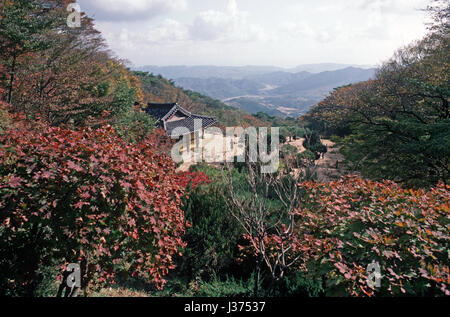 Sokkuram Tempel Teil der Bulguksa Tempel-Komplex, Leiter des Jogye-Ordens des koreanischen Buddhismus, Südkorea, Asien Stockfoto